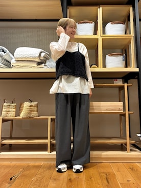 「アイテム（ネックレス）」を使った、 コヤマ  ヒナタさん（レディース・164cm・20代）の秋コーディネート