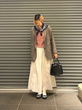「URBAN RESEARCH DOORS（アーバンリサーチドアーズ）のメッシュサンダル（サンダル、ブラック系）」を使った、 コヤマ  ヒナタさん（レディース・164cm）の春コーディネート