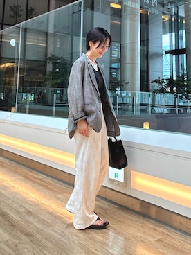 コヤマ ヒナタさん(レディース・164cm)の夏コーディネート