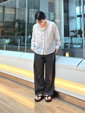 「URBAN RESEARCH DOORS（アーバンリサーチドアーズ）のアイテム（ピアス（両耳用））」を使った、 コヤマ  ヒナタさん（レディース・164cm）の夏コーディネート