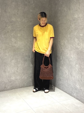 「URBAN RESEARCH DOORS（アーバンリサーチドアーズ）のBIRKENSTOCK　EXCLUSIVE ARIZONA WB(NR)（サンダル、ブラック系）」を使った、 コヤマ  ヒナタさん（レディース・164cm）の春コーディネート