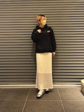 「URBAN RESEARCH DOORS（アーバンリサーチドアーズ）のPUMA　SPEEDCAT BALLET METALLIC（スニーカー、シルバー系）」を使った、 コヤマ  ヒナタさん（レディース・164cm）の春コーディネート
