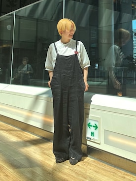 「EKAL（エカル）のアイテム」を使った、 コヤマ  ヒナタさん（レディース・164cm）の夏コーディネート