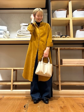 「ニット/セーター」｜「アイテム（アクセサリー）」を使った、 コヤマ  ヒナタさん（レディース・164cm）の秋コーディネート