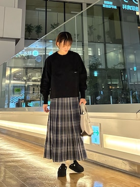「ORCIVAL（オーシバル）のORCIVAL　TOTE BAG SMALL（トートバッグ）」を使った、 コヤマ  ヒナタさん（レディース・163cm）の秋コーディネート
