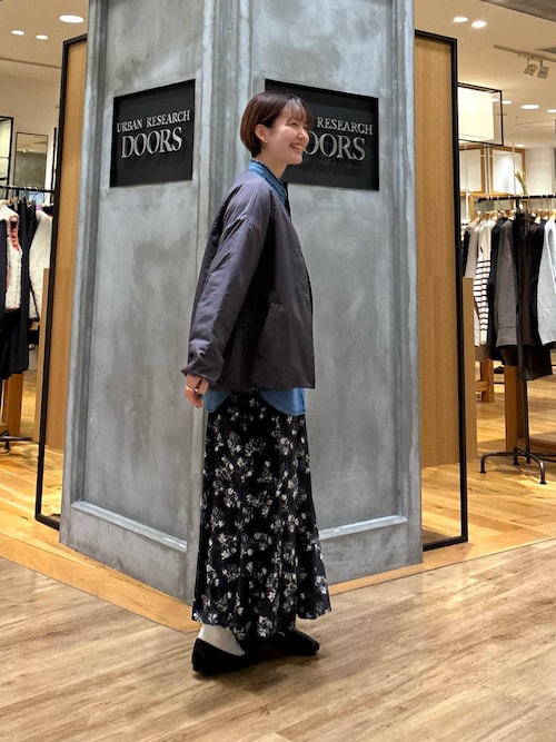 ドアーズ 撥水ポケッタブル中綿ブルゾン UR TECH 撥水ポケッタブル中綿