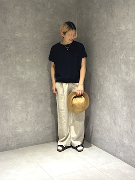 「URBAN RESEARCH DOORS（アーバンリサーチドアーズ）のBIRKENSTOCK　EXCLUSIVE ARIZONA WB(NR)（サンダル、ブラック系）」を使った、 コヤマ  ヒナタさん（レディース・164cm）の春コーディネート