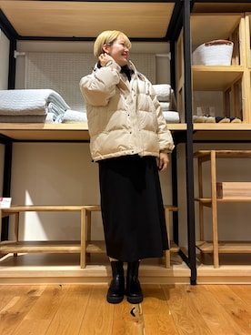 「アイテム（その他アウター）」を使った、 コヤマ  ヒナタさん（レディース・164cm）の冬コーディネート