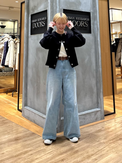 袖ドット柄切替ロングTシャツ（Tシャツ/カットソー）｜URBAN RESEARCH