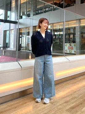 「アイテム（カーディガン/ボレロ）」を使った、kohinata0116さん（レディース・162cm）の春コーディネート
