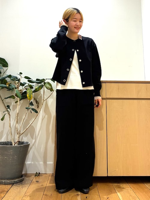 袖ドット柄切替ロングTシャツ（Tシャツ/カットソー）｜URBAN RESEARCH