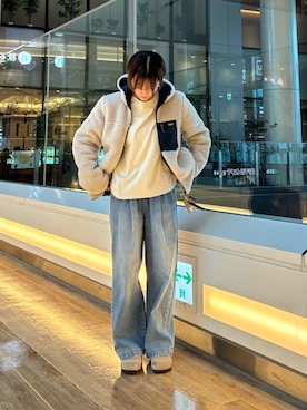 「冬の注目アウター」｜「アイテム（その他アウター）」を使った、 コヤマ  ヒナタさん（レディース・164cm）の秋コーディネート