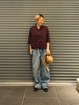 「URBAN RESEARCH DOORS（アーバンリサーチドアーズ）のadidas　TOKYO W（スニーカー、ブラック系）」を使った、 コヤマ  ヒナタさん（レディース・164cm）の春コーディネート