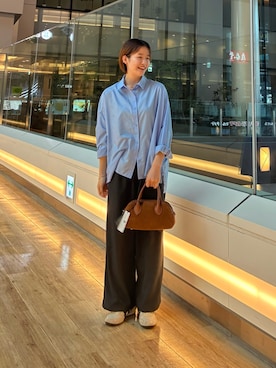 「MARCO BIANCHINI（マルコビアンチーニ）のアイテム」を使った、 コヤマ  ヒナタさん（レディース・163cm）の秋コーディネート