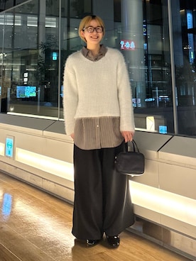 「URBAN RESEARCH ROSSO WOMEN（アーバンリサーチ　ロッソ）のアイテム」を使った、 コヤマ  ヒナタさん（レディース・164cm）の冬コーディネート