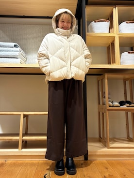 「URBAN RESEARCH DOORS（アーバンリサーチドアーズ）のソフトテレコタートルプルオーバー（Tシャツ/カットソー）」を使った、 コヤマ  ヒナタさん（レディース・164cm）の秋コーディネート