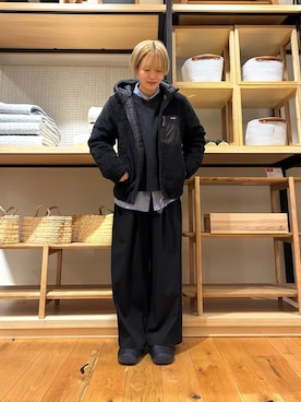 「アイテム（その他アウター）」を使った、 コヤマ  ヒナタさん（レディース・164cm・20代）の秋コーディネート