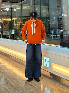 「秋のシャツ着こなし術」｜ コヤマ  ヒナタさん（レディース・163cm）の秋コーディネート