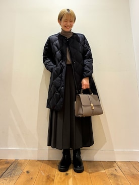 「アイテム（その他アウター）」を使った、 コヤマ  ヒナタさん（レディース・164cm）の冬コーディネート