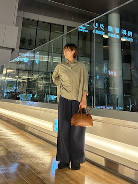 「オフィスカジュアル」｜ コヤマ  ヒナタさん（レディース・163cm・20代）の秋コーディネート