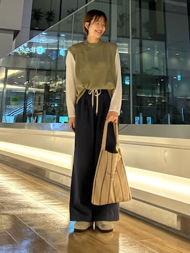 「アイテム（サンダル）」を使った、ヒナタさん（レディース・163cm・20代）の夏コーディネート