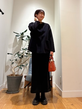 「アイテム（その他アウター）」を使った、 コヤマ  ヒナタさん（レディース・164cm・20代）の秋コーディネート