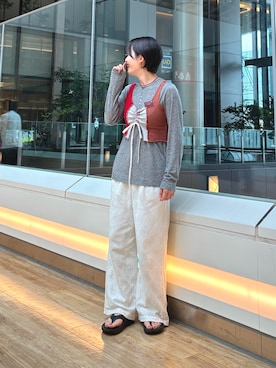 コヤマ ヒナタさん(レディース・164cm)の夏コーディネート
