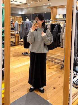 「URBAN RESEARCH DOORS(アーバンリサーチドアーズ)のアイテム(スカート)」を使った、 コヤマ ヒナタさん(レディース・164cm)の秋コーディネート