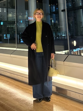 「SMELLY（スメリー）のアイテム」を使った、 コヤマ  ヒナタさん（レディース・164cm）の冬コーディネート