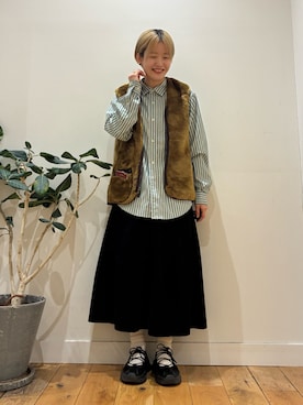 「FORK&SPOON（フォークアンドスプーン）のアイテム」を使った、 コヤマ  ヒナタさん（レディース・164cm）の冬コーディネート