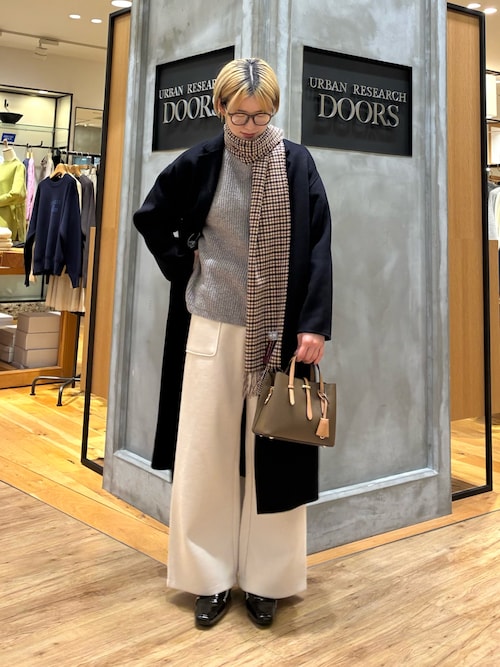 アーバンリサーチ ドアーズ（URBAN RESEARCH DOORS）/カットメルトンワイドパンツ セール】カットメルトンワイドパンツ（その他パンツ）｜URBAN RESEARCH