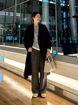 「アイテム（チェスターコート）」を使った、 コヤマ  ヒナタさん（レディース・164cm・20代）の秋コーディネート