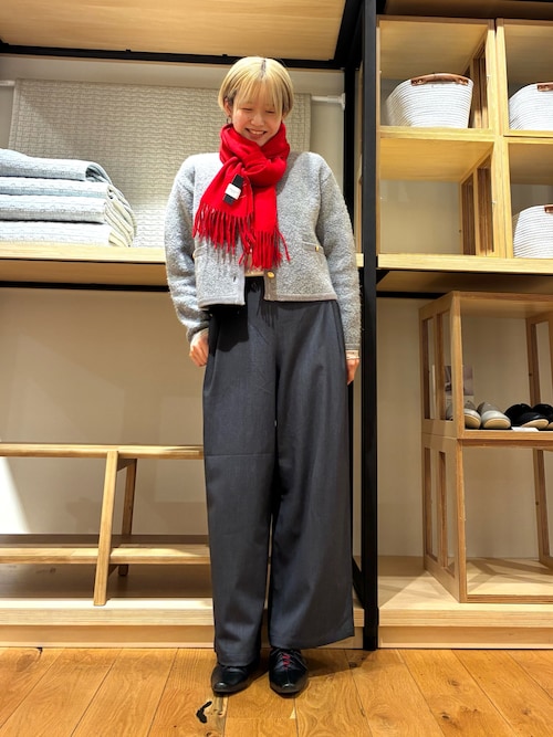 セール】ノーカラーニットカーディガン（カーディガン/ボレロ）｜URBAN