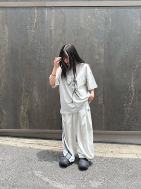 「白コーデ」｜にこるさん（レディース・154cm）の夏コーディネート