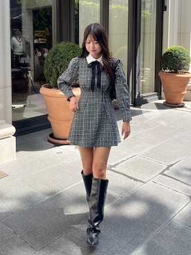 ゆずさん（骨格ナチュラル・レディース・161cm）の秋コーディネート