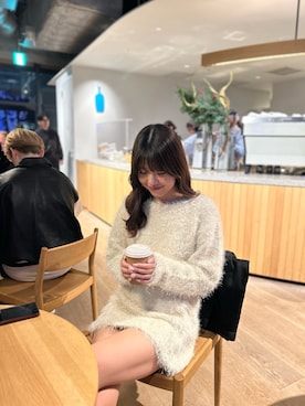 「ADAM ET ROPE'（アダムエロペ）のアイテム」を使った、ゆずさん（骨格ナチュラル・レディース・161cm）の冬コーディネート