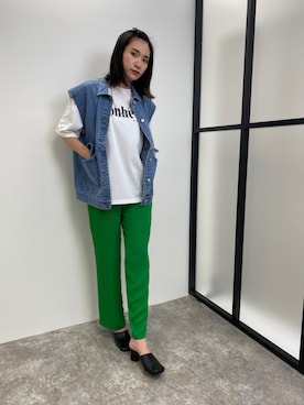 「MLI'A（エムリア）のアイテム」を使った、mliastaffさん（レディース・170cm）の春コーディネート