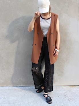 「MLI'A（エムリア）のアイテム」を使った、mliastaffさん（レディース・167cm）の春コーディネート