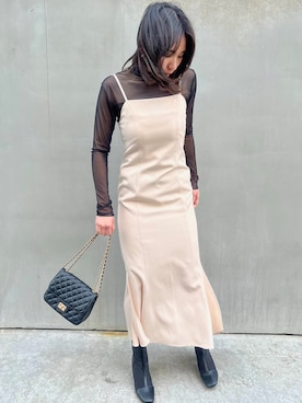 「MLI'A（エムリア）のアイテム」を使った、mliastaffさん（レディース・170cm）の春コーディネート