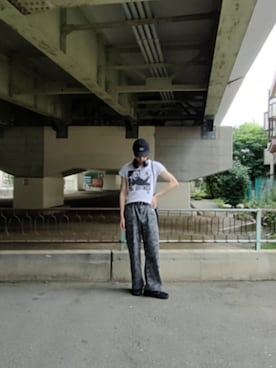 「アイテム（スニーカー）」を使った、takuさん（メンズ・179cm・20代）の夏コーディネート