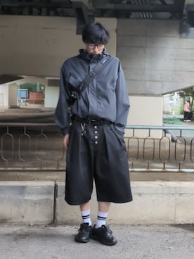 「HUF（ハフ）のアイテム」を使った、takuさん（メンズ・179cm）の夏コーディネート