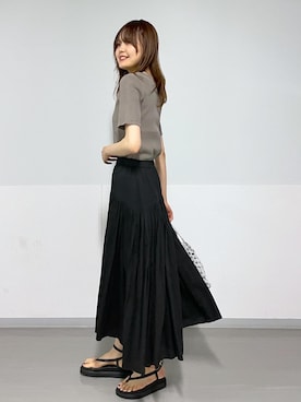 AZUMAさん（レディース・171cm）の春コーディネート