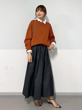 「shuttle notes（シャトルノーツ）のアイテム」を使った、AZUMAさん（レディース・171cm）の夏コーディネート