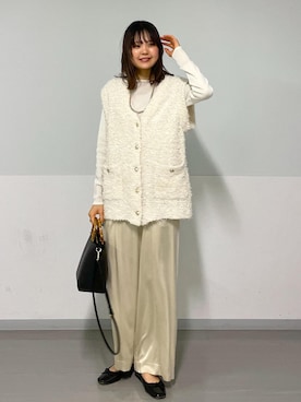 「サステナブル」｜AZUMAさん（レディース・171cm）の冬コーディネート