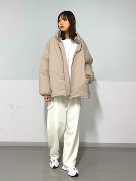 「SALON adam et rope'（サロン アダム エ ロペ）のアイテム（ジャケット/アウター）」を使った、AZUMAさん（レディース・171cm）の冬コーディネート