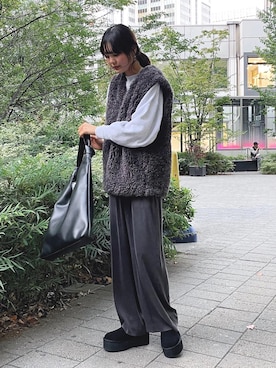 AZUMAさん（レディース・171cm）の秋コーディネート