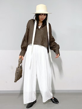 AZUMAさん（レディース・171cm）の春コーディネート