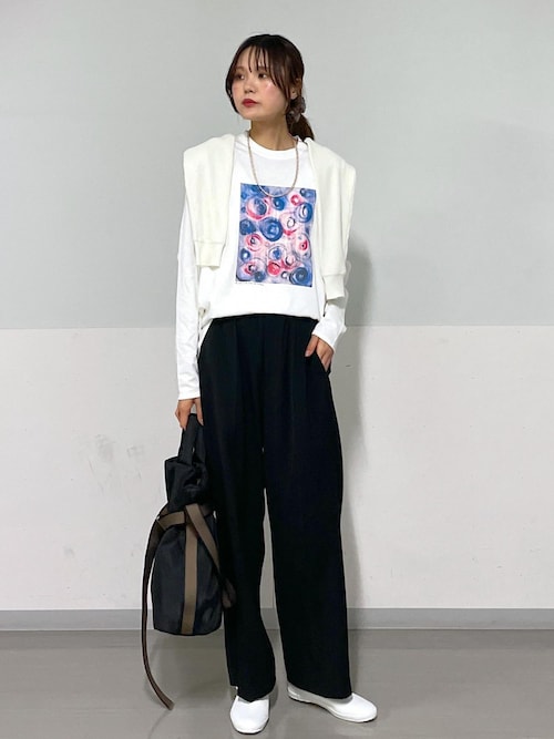 リラックス ストレートパンツ スラックス (12カラー) イージーリラックスストレートパンツ/スラックス【UVケア・防