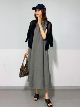 「Americana」｜「アイテム（サンダル）」を使った、AZUMAさん（レディース・171cm）の夏コーディネート