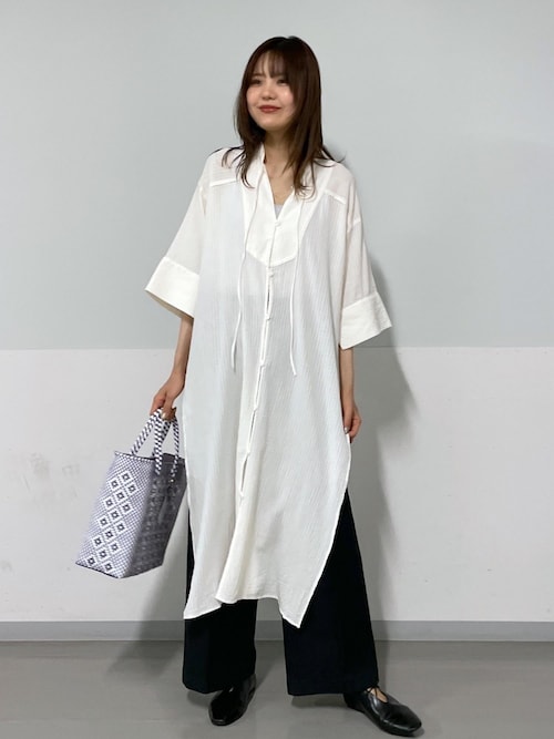 セール】【NIPPON CULTURE】高島ちぢみロングスリットエフォート